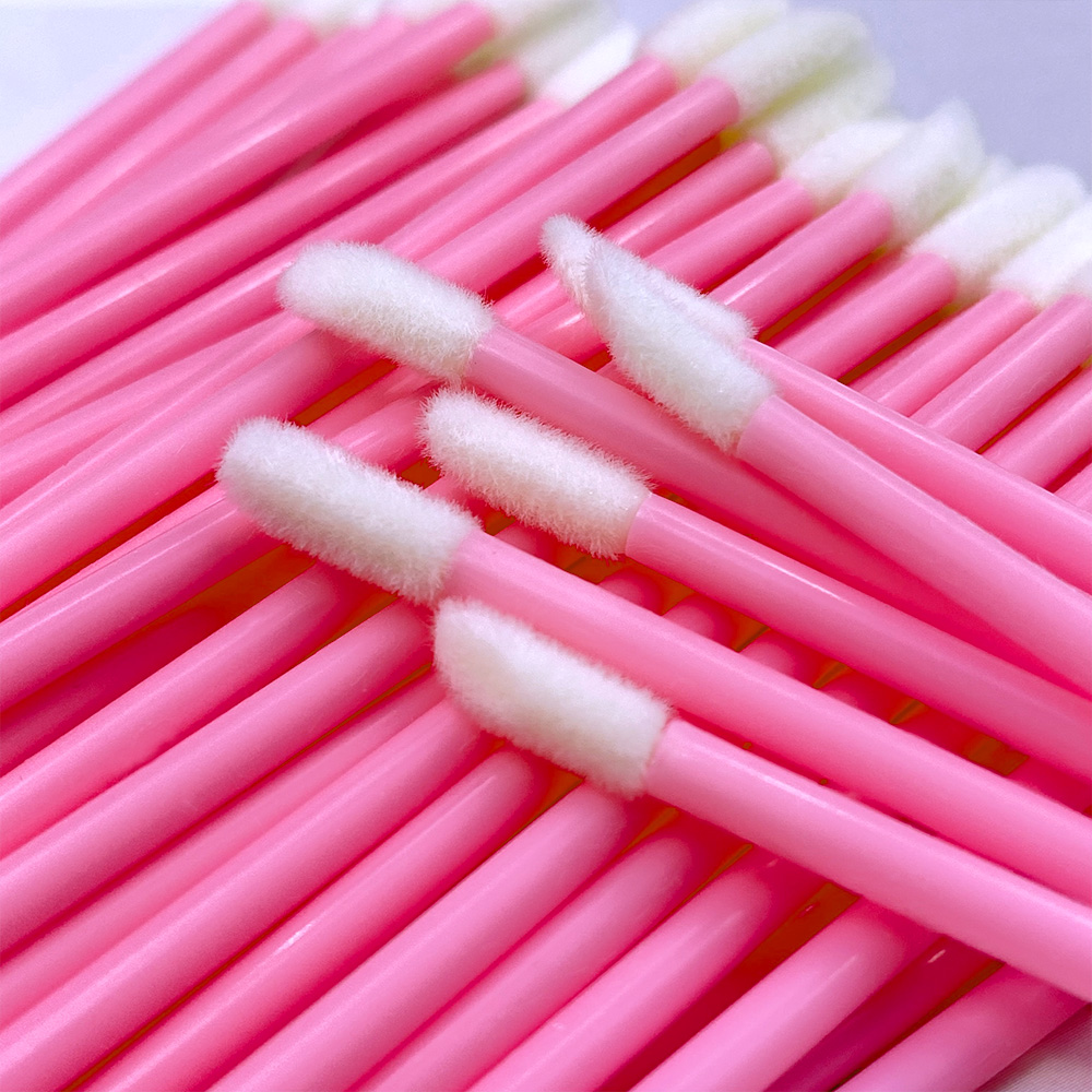 Beauty Makeup Tools - 50/500 pçs escova labial descartável extensão