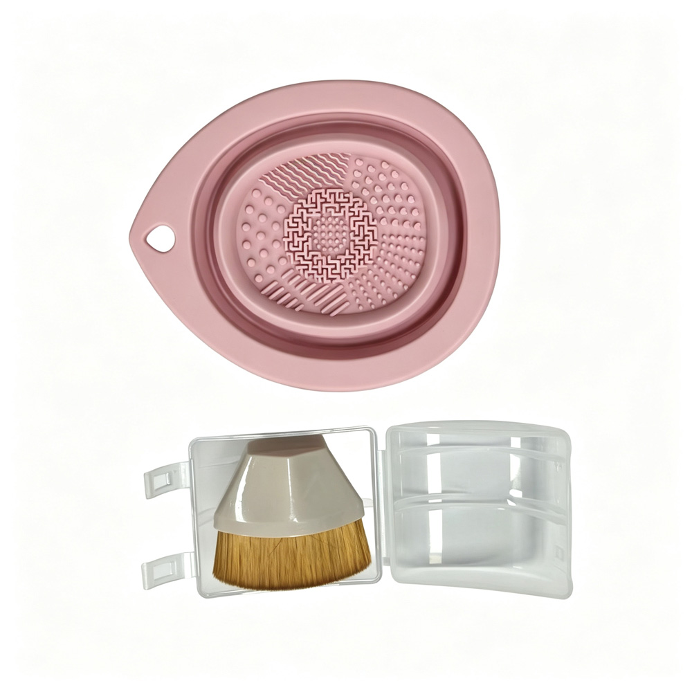 Makeup Brush Set - Conjunto de Limpeza de Pincéis de