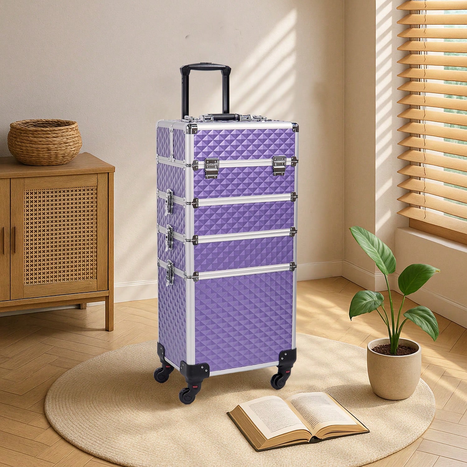Beauty Makeup Trolley - Maleta de Maquiagem 4 em 1