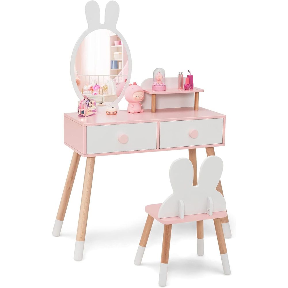 Beauty Makeup Chair - EY Kids Vanity, Conjunto de Mesa