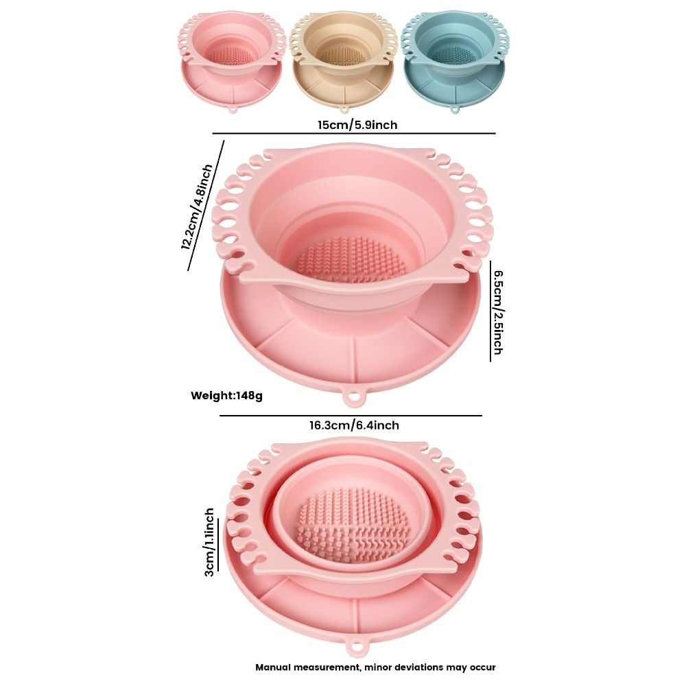 Makeup Brush Set - Tigela de Limpeza de Pincéis de