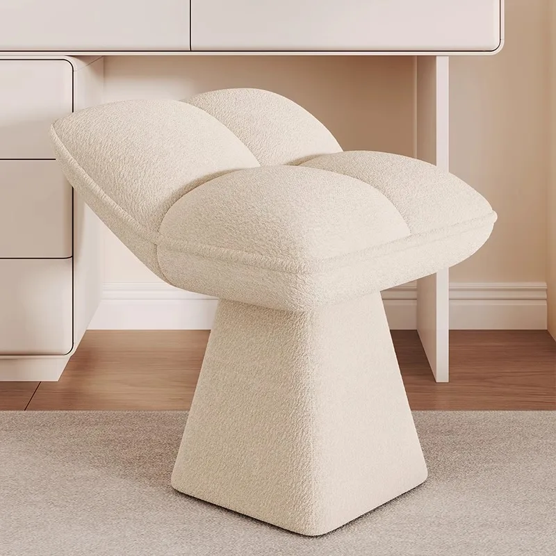 Beauty Makeup Chair - Banqueta Criativa para Penteadeira, Banquinho Pequeno