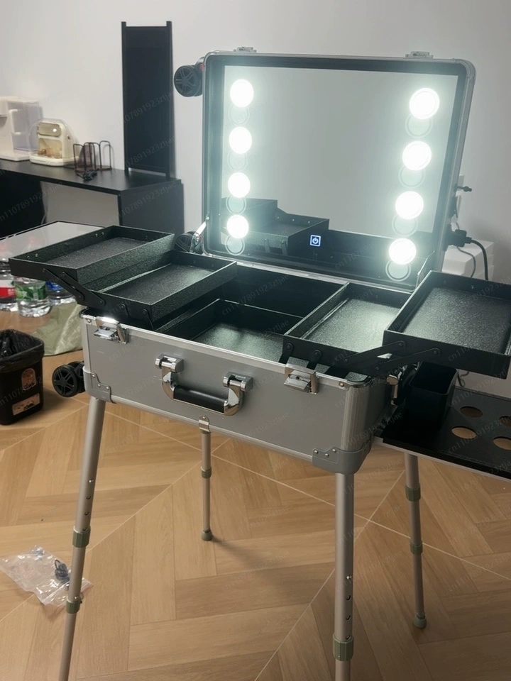Beauty Makeup Trolley - Maleta de Maquiagem Profissional com Rodas