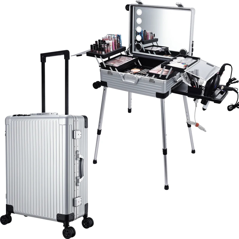 Beauty Makeup Trolley - Maleta de Maquiagem com Rodas de