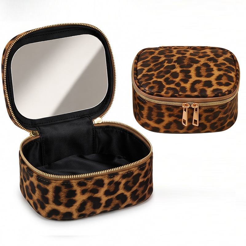 Beauty Bag Makeup - Nova Necessaire Portátil 2026 com Espelho,