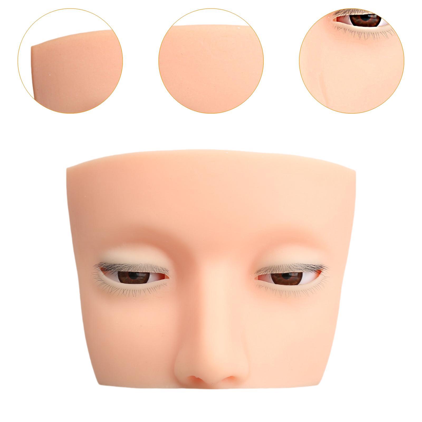 Beauty Makeup School - Cabeça de Manequim de Silicone para