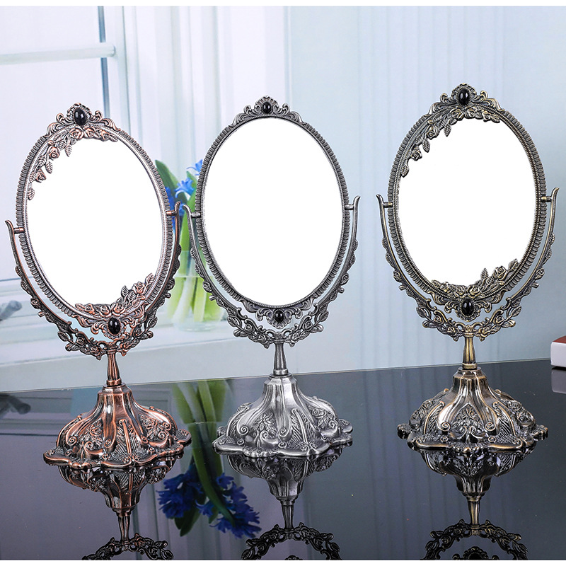 Beauty Makeup Hd - Vintage Metal dupla face espelho de