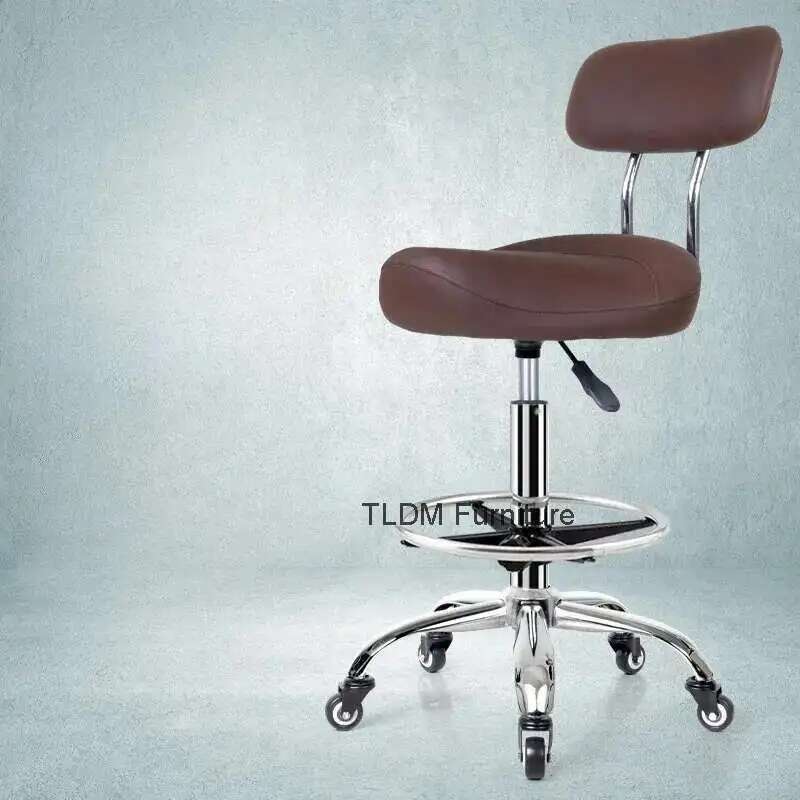 Beauty Makeup Chair - Encosto elevador cadeira giratória polia cozinha
