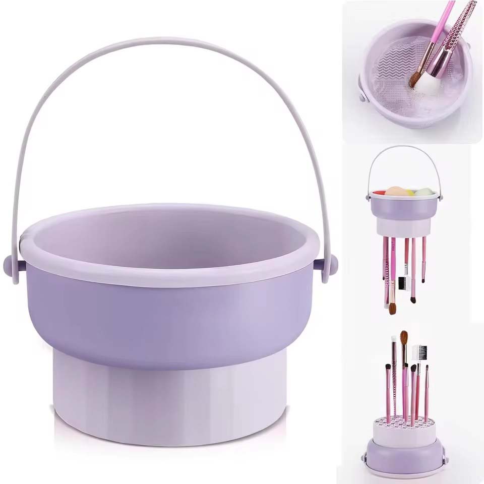 Makeup Brush Set - Tigela para Limpeza de Pincéis de