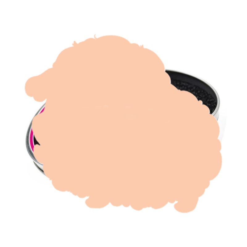 Beauty Makeup Eyeshadow - 1/2 Peças Esponja Limpadora de Pincéis