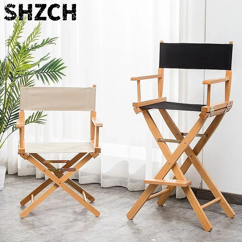Beauty Makeup Chair - Cadeira de Diretor Versátil em Madeira