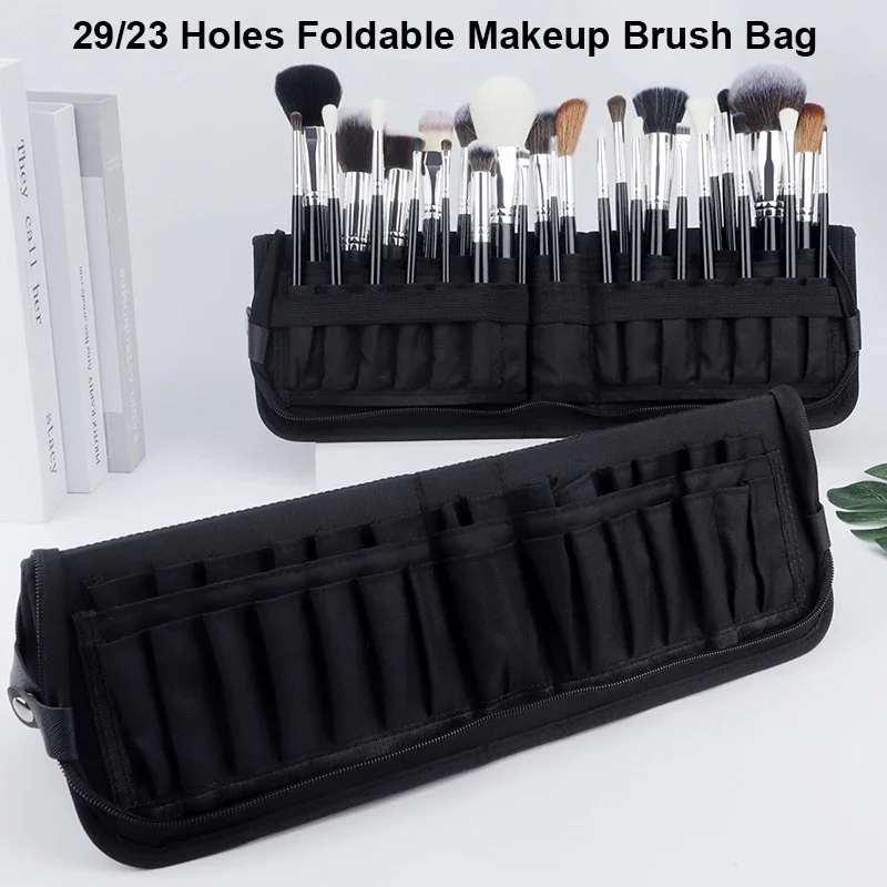 Beauty Bag Makeup - Bolsa dobrável para pincéis de maquiagem,