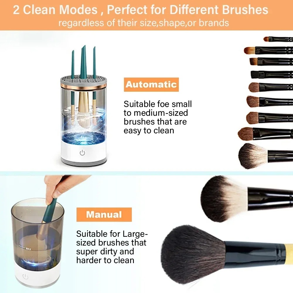 Limpador Automático Elétrico d - Beauty Makeup Eyeshadow avaliação e preço