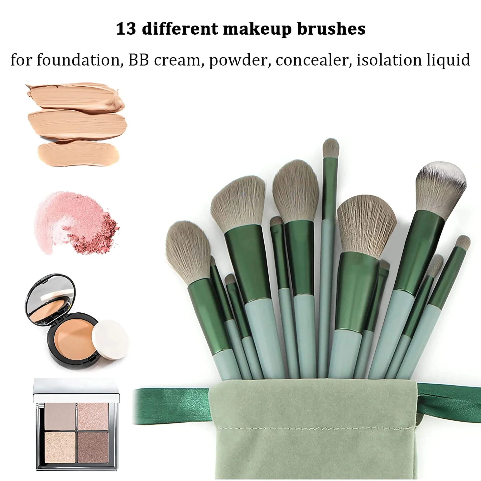 Conjunto de 13 Pincéis de Maqu - Beauty Makeup Kit Box avaliação e preço