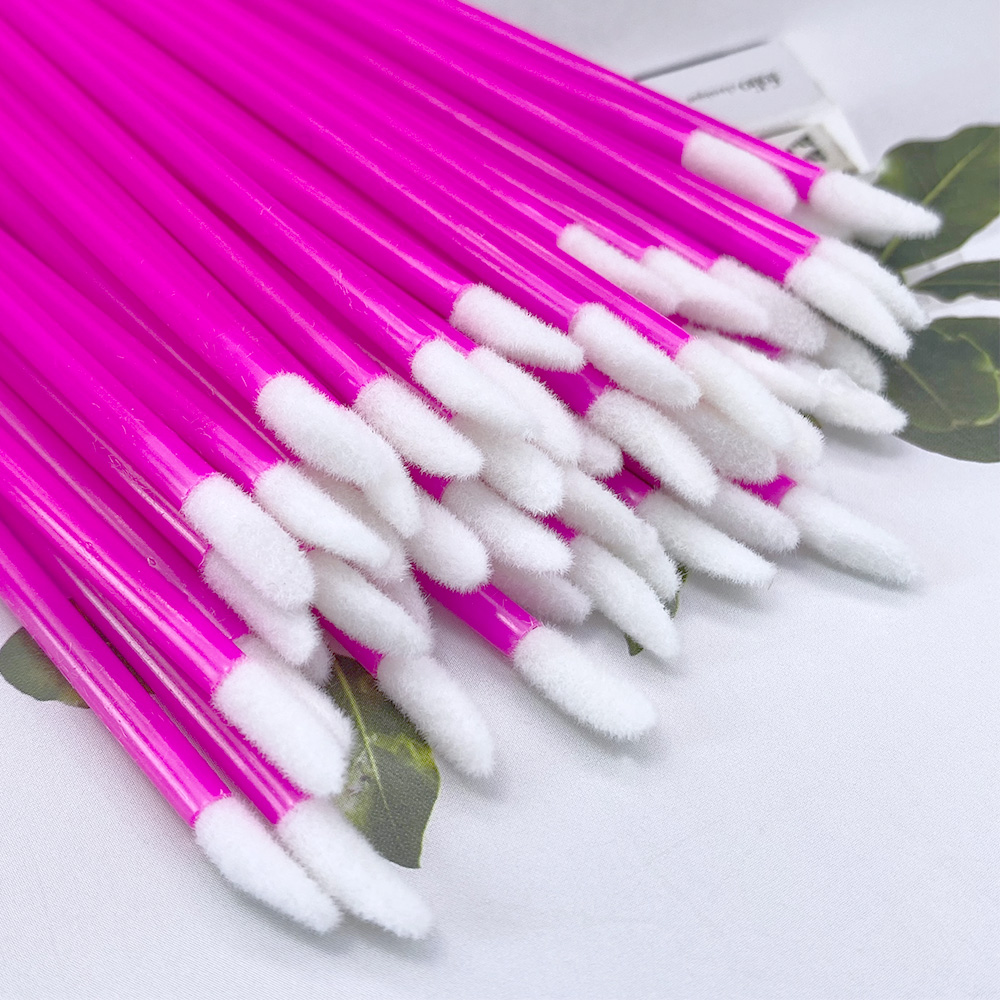 100 pçs escova labial descartá - Makeup Brush Set avaliação e preço