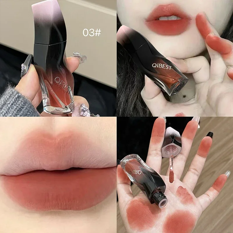 QIBEST Gloss Labial Matte em 4 - Beauty And Makeup avaliação e preço