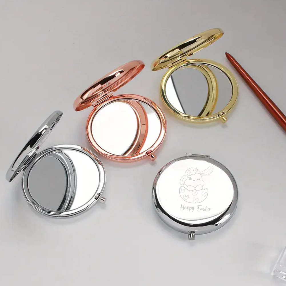 Espelho de bolso com texto per - Beauty And Makeup avaliação e preço