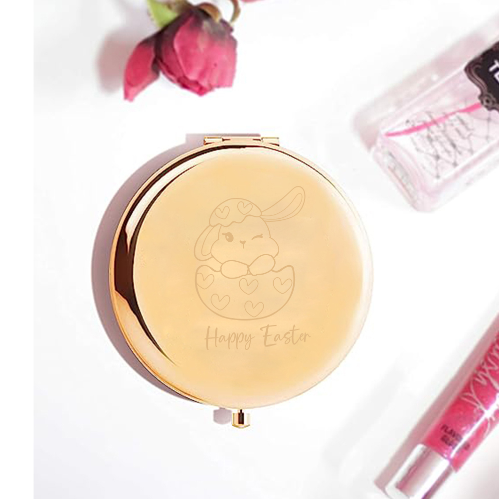 Espelho de bolso com texto per - Beauty And Makeup avaliação e preço