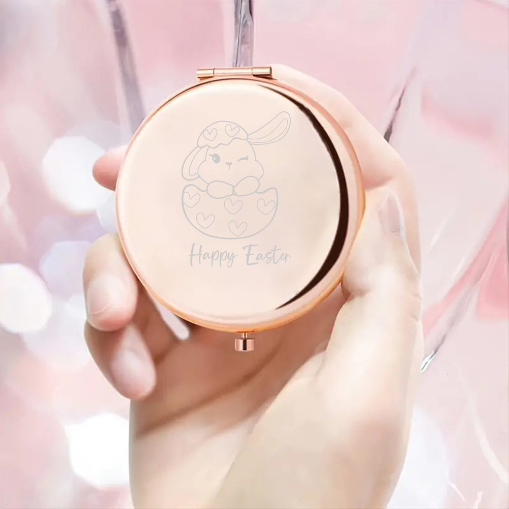 Espelho de bolso com texto per - Beauty And Makeup avaliação e preço