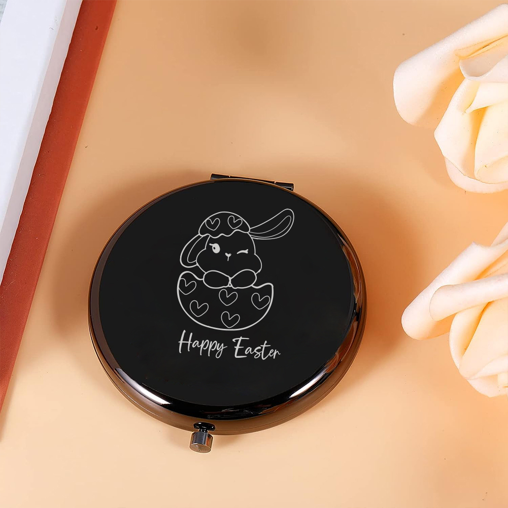 Espelho de bolso com texto per - Beauty And Makeup avaliação e preço