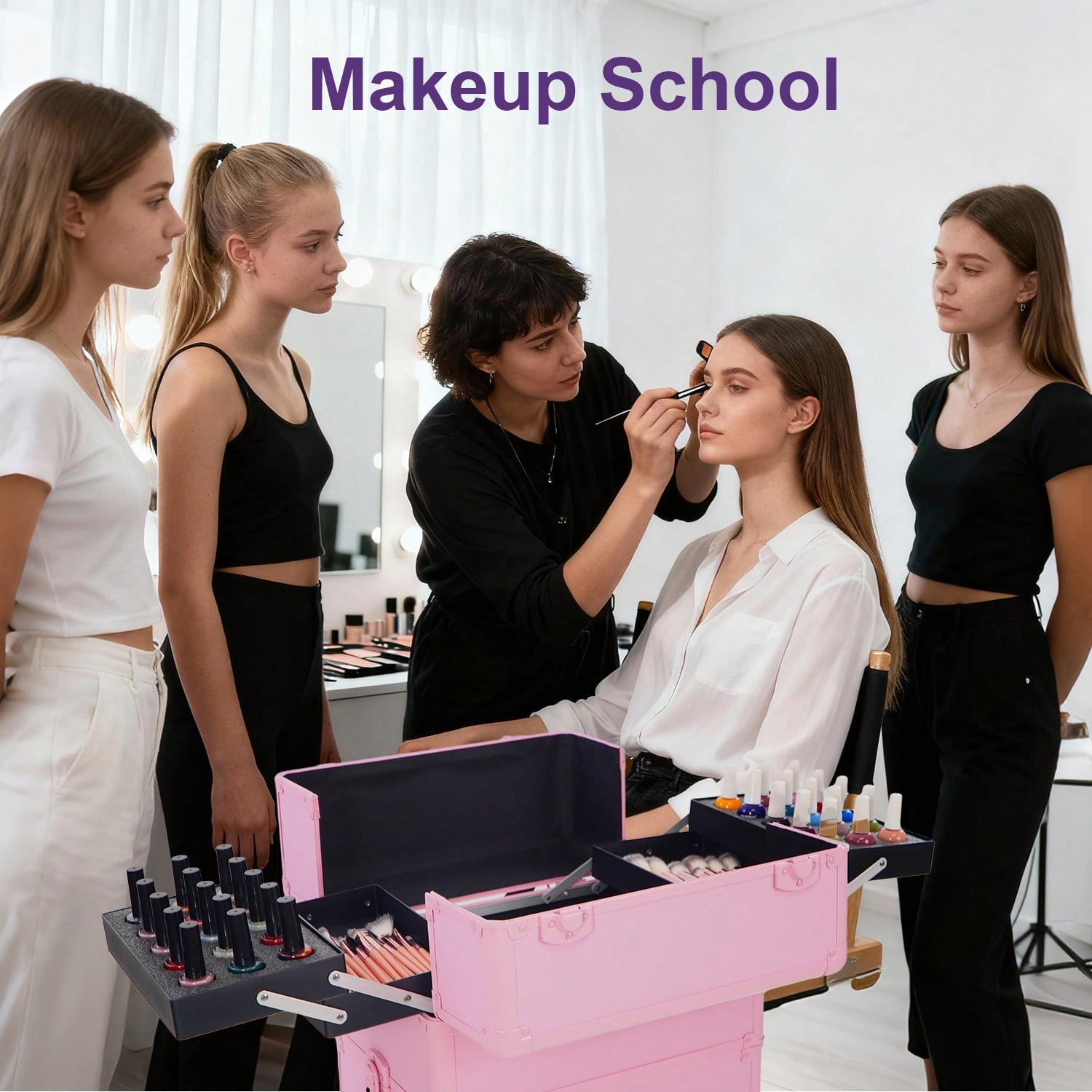 Maleta de Maquiagem com Rodas  - Beauty Makeup Trolley avaliação e preço