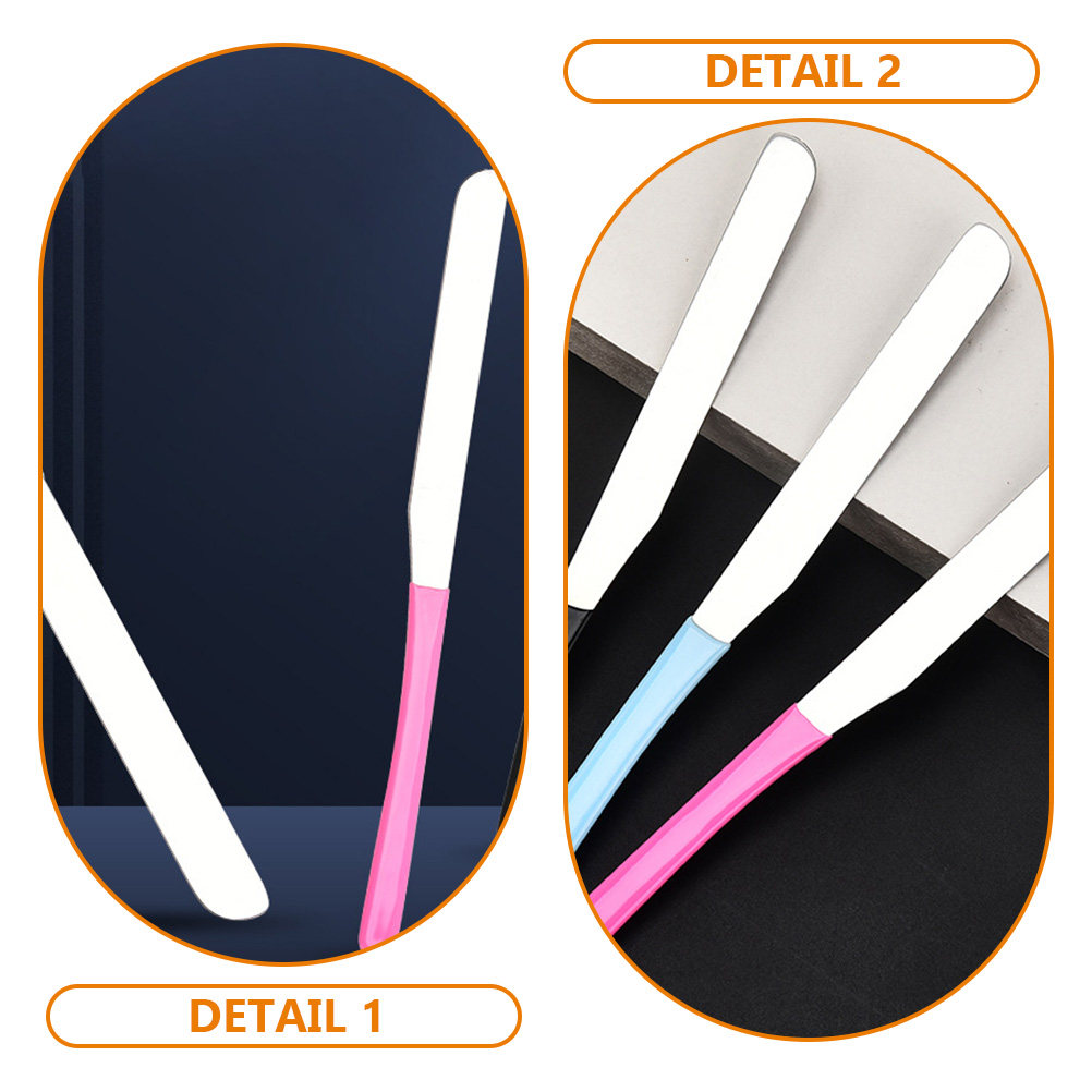 Espátula de Aço Inoxidável par - Beauty Makeup Tools avaliação e preço
