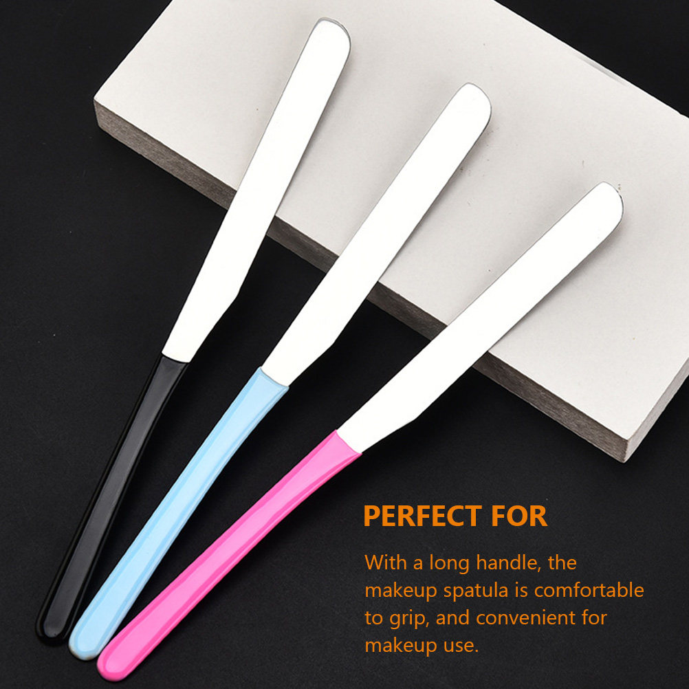 Espátula de Aço Inoxidável par - Beauty Makeup Tools avaliação e preço