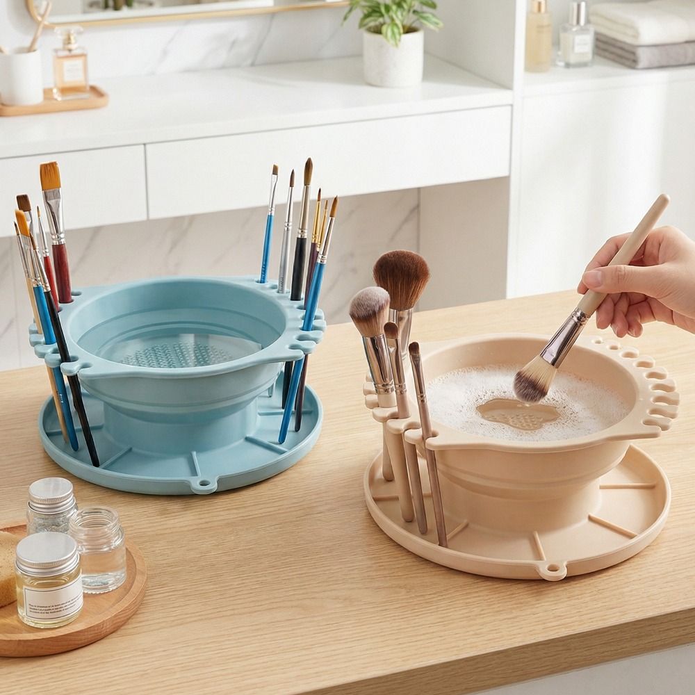 Tigela de Limpeza de Pincéis d - Makeup Brush Set avaliação e preço