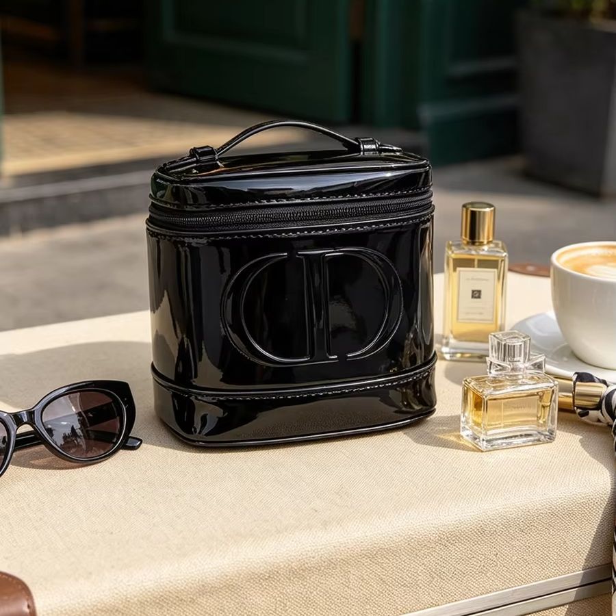 Bolsa DIOR em malha preta para - Beauty Bag Makeup avaliação e preço