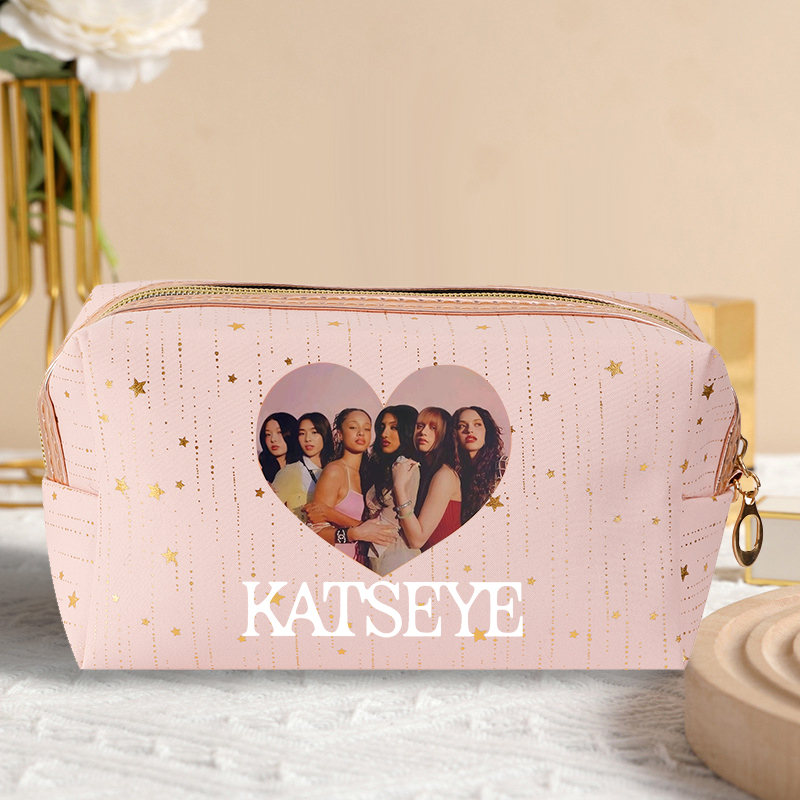 Moda k pop K-KATSEYE saco de m - Beauty Bag Makeup avaliação e preço