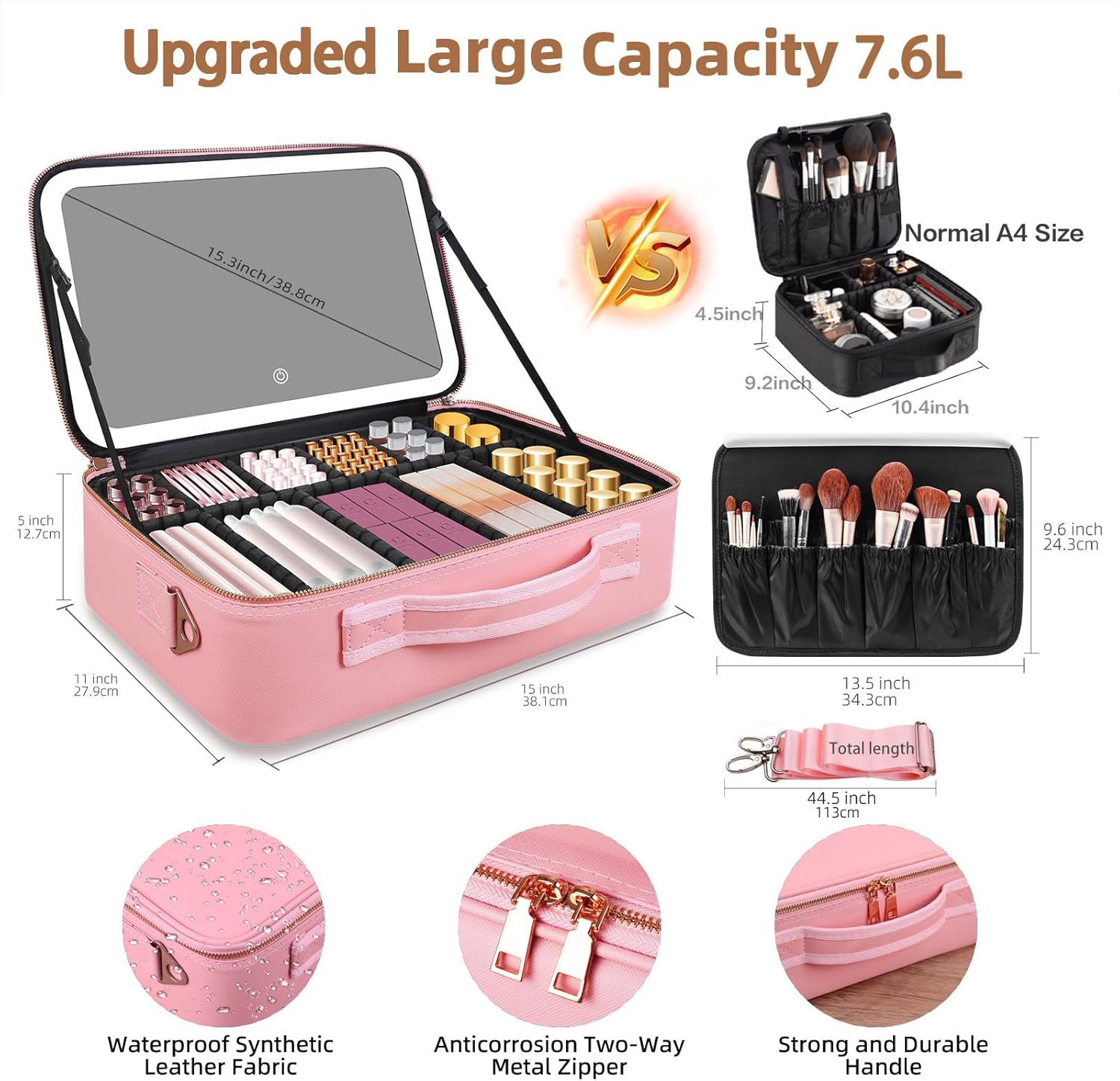 Bolsa de Maquiagem de Grande C - Beauty Bag Makeup avaliação e preço